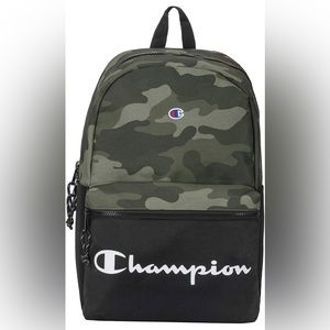 Champion Backpack Men's Manuscript Green Grid Camo